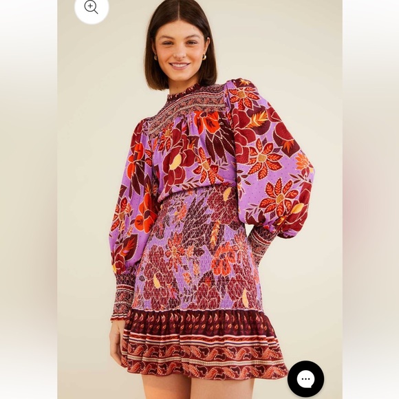 FARM Rio Dresses & Skirts - NWT Farm Rio Sweet Floral Mini Dress Size XL